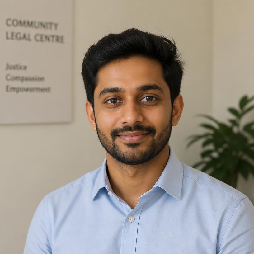 Portrait of the centre's paralegal